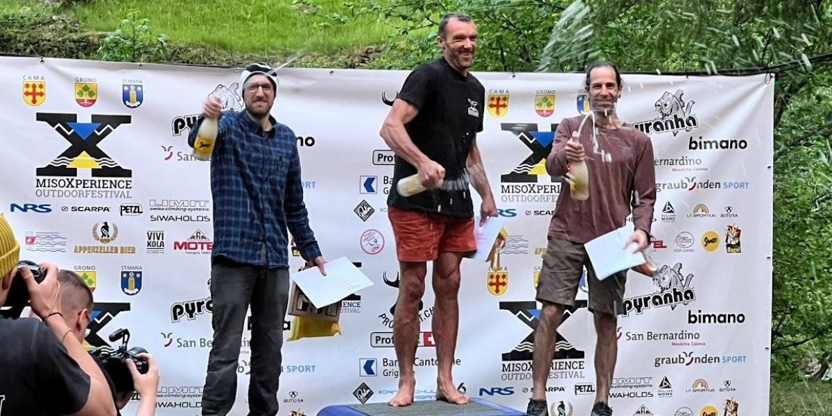 Podium Bouldern Männer